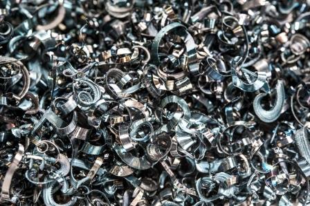 Metals scrap shavings